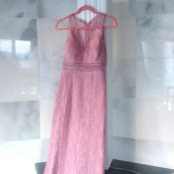 BHLDN Dresses & Skirts - Pink Lace Dress Long Medium womens